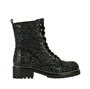New Portland Boot Company Glitter Lace 